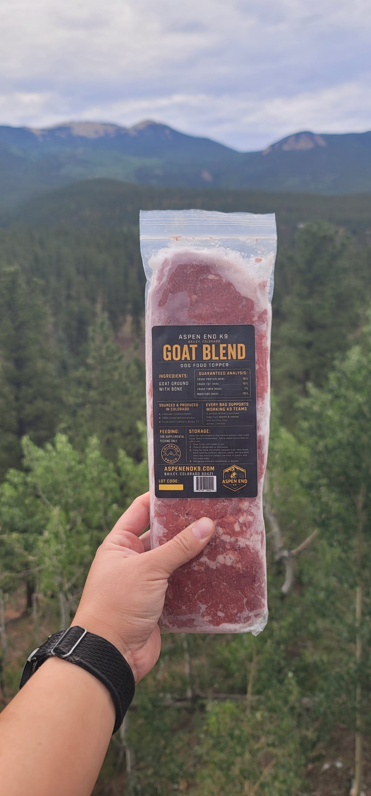 Goat Bone and Meat Blend